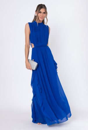 Vestido Melinna Azul Royal
