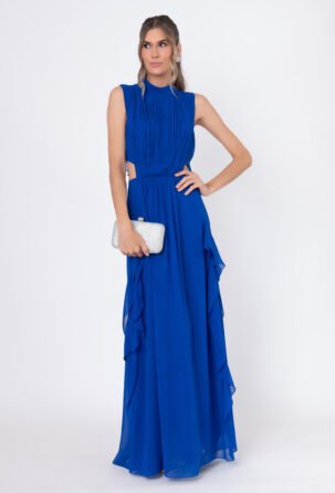 Vestido Melinna Azul Royal