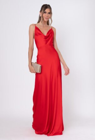 Vestido Bomfim Vermelho
