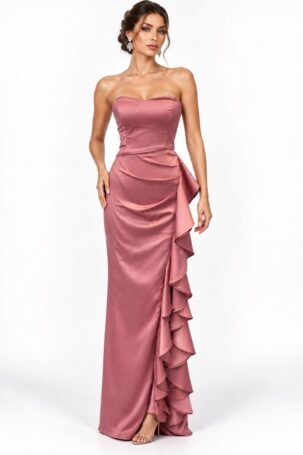 Vestido Arakaki Rosa Canela