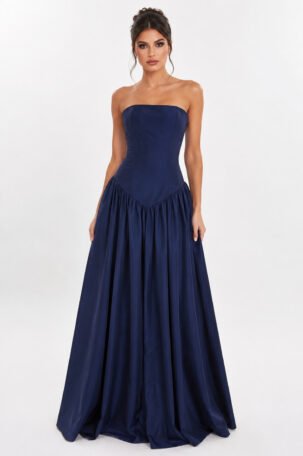 Vestido Teresa Azul Marinho