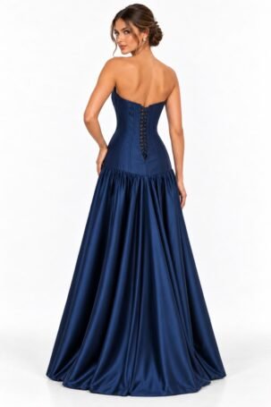 Vestido Isadora Azul Marinho