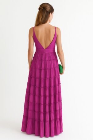 Vestido Gian Fúcsia
