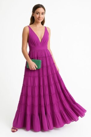 Vestido Gian Fúcsia