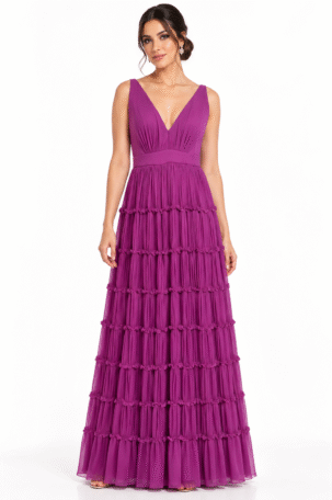 Vestido Gian Fúcsia