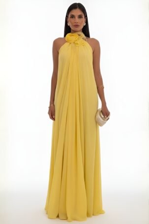 Vestido Lia Rabello Anitelli Amarelo