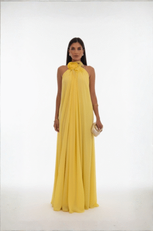 Vestido Lia Rabello Anitelli Amarelo