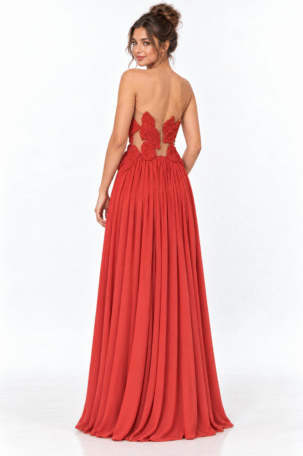 Vestido Vênia Terracota
